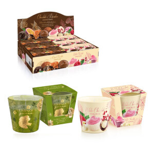 Bartek 115g Svíčka ve skle Floral Garden (12/krt)
