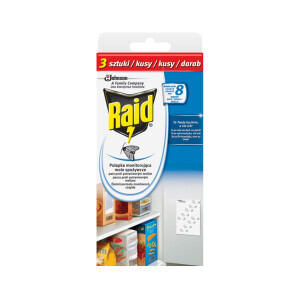 Raid proti potravinovým molům 3ks CZ (6/bal)