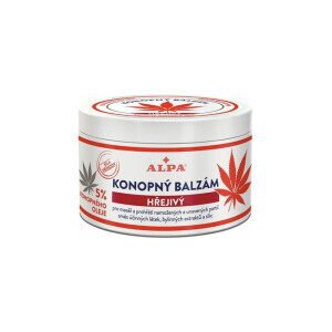 Alpa 250ml Masážní balzám Konopný hřejivý (4/bal)