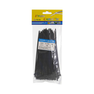 Stahovací pásky Black 4*150 100ks (12/bal 300/krt)