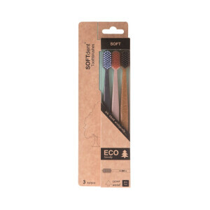 Soft Dent Zubní kartáček Eco 3ks Soft (12/krt)