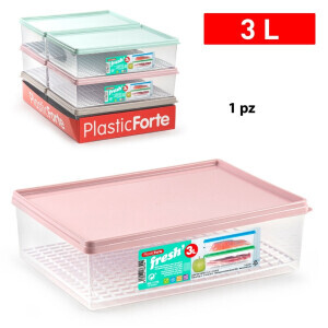 P.Forte Dóza plast Fresh 3l s mrížkou (6/bal)