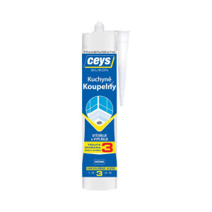 Ceys Silikon Koupelny a kuchyně 280ml transparent (15/krt)