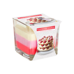 Bispol Svíčka ve skle SNK80/170g Raspberry Cloud (6/krt)