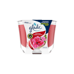 Glade by Brise Svíčka 224g Maxi Luscious Cherry&Peony CZ (4/krt)