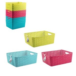 P.Forte Koš plast Rattan Classic 12l (12/bal)