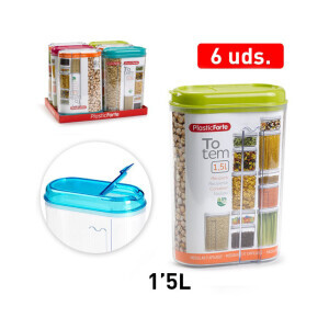 P.Forte Dóza plast Totem 1,5l (6/bal)