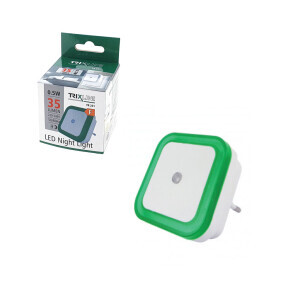 Trixline Svítidlo noční LED senzor Green (6/bal 60/krt)
