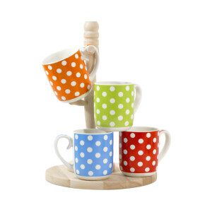 Hrnek keramika 350ml Dots (12/bal 48/krt)