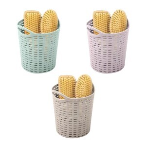 P.Forte Košík plast Rattan s uchem 2,3l SURT(12/bal)
