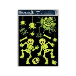 MFP Okenní fólie halloween svítící HA002 30x42cm(144/bal)
