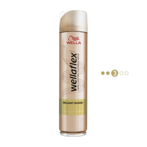 Wellaflex 250ml Lak na vlasy Brilliant Color 3 (6/krt)