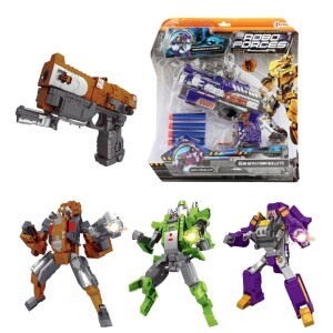 Toi-Toys změna auto robot a pistole šipka(12ks/krt)