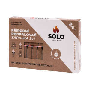 Solo Podpalovač zápalka 24ks 2in1 (24/krt)
