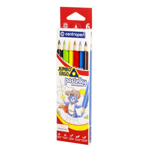 Centropen Pastelky 6ks Jumbo (24/bal 192/krt)