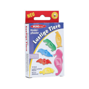 Wundmed Náplast 10ks dětské Veselá zvířátka (24/krt)
