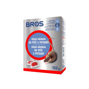 Bros Měkká návnada na myši, krysy a potkany 150g (12/krt)