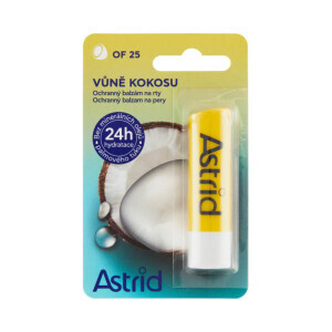 Astrid Balzám Na Rty 4,8G 24H Vůně Kokosu Of25 (10/krt)