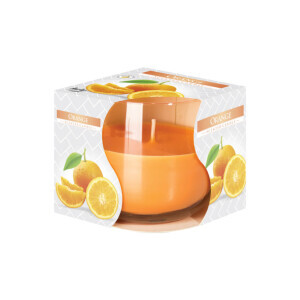 Bispol Svíčka ve skle SN71/100g Orange (6/krt)