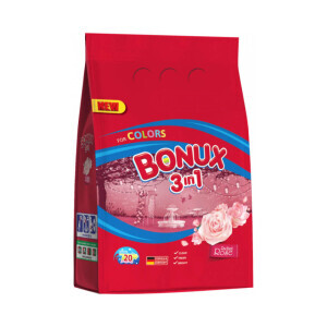 Bonux 1,5kg Prací prášek Color Radiant Rose (8/bal)