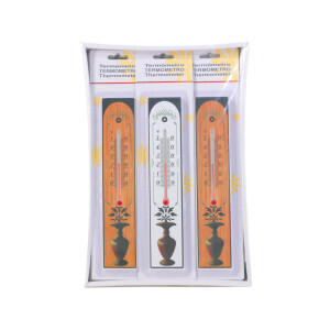 Teploměr plast Deco 23cm (12/bal 144/krt)