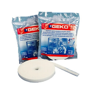 GEKO-Těsnění do oken samolepící molitan 10x6mm/8m-bílé(10/bal)