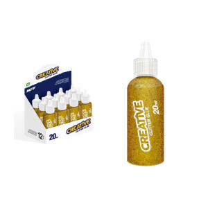MFP Glitrové lepidlo 20ml zlaté (12/bal)