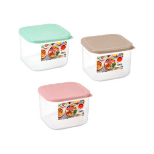 P.Forte Dóza plast Bento Combi čtver. 1l VRM (12/bal)