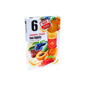 Admit Svíčka čajová 6ks Summer Fruits (45/krt)