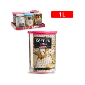 P.Forte Dóza plast Canister 1l Color (6/bal)