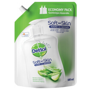 Dettol 500ml Mýdlo tekuté NN Aloe a Bambus (6/krt)