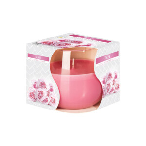 Bispol Svíčka ve skle SN71/100g Rose (6/krt)