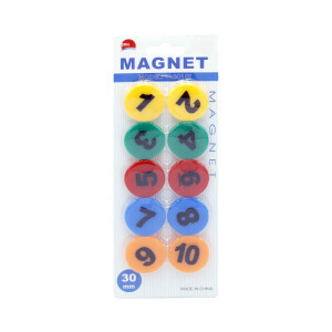 Magnety čísla 10ks (10/bal 400/krt)