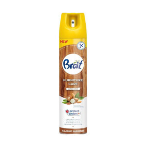 Brait 350ml Furniture Polish Classic Almond (12/bal)