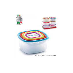 P.Forte Dóza plast set 220/350/600/1200/2000ml (6/bal)