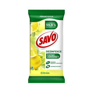 Savo Vlh.ubrousky 30ks Citrón (12/krt)