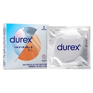 Durex Kondom 3ks Invisible XL (24/bal 288/krt)