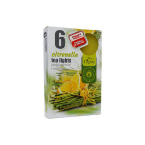 Admit Svíčka čajová 6ks Citronella (45/krt)