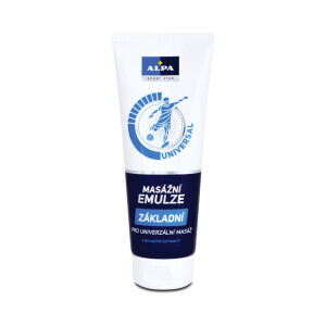 Alpa 210ml Masážní emulze tuba základní (10/krt)