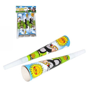 Párty trumpetka Krtek a kamarádi 6 ks, 20 cm (24/bal 144/krt)