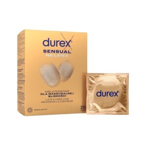 Durex Kondom 20ks Sensual No Latex (6/bal)