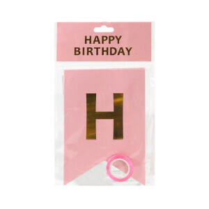 Party girlanda Happy Birthday (12/bal 600/krt)