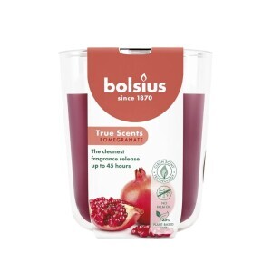 Bolsius Svíčka ve skle 97/85mm True Scents Pomegranate (4/krt)