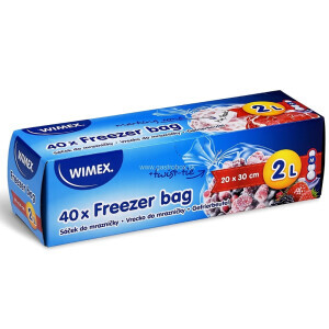 Sáčky do mrazničky 20*30cm 2l/40ks (28/krt)