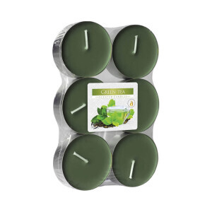 Bispol Svíčka čajová Maxi 6ks Green Tea (6/krt)