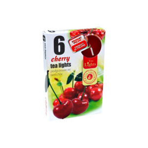 Admit Svíčka čajová 6ks Cherry (45/krt)