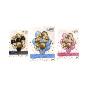 Balónky set 12ks (12/bal 600/krt)