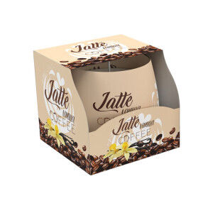 Santo 100g svíčka ve skle Coffee Latte (12/krt)