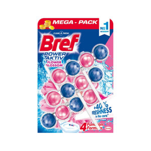 Bref 3*50g WC závěs Power A. Pink Flowers (9/krt)