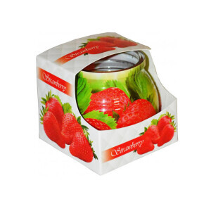 Admit Svíčka ve skle 85g Strawberry (12/krt)